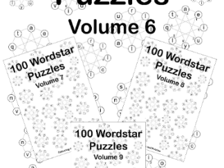 Amazing Word Puzzles volumes 6 to 9 (400 puzzles) printable digital download WordStar puzzle book
