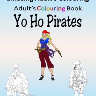 Adult Colouring Yo Ho Pirates
