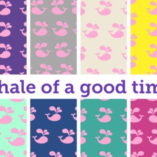 PRINTABLE Whale of a good time Digital Paper Pack Scrapbook Paper Set of 8 Sheets