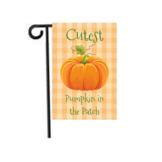 Cutest Pumpkin in the Patch  Garden Flag "12.5 x 18", Personalize at No Add'l Cost