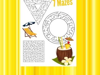 DIGITAL DOWNLOAD “aMAZing puzzles” 7 puzzles