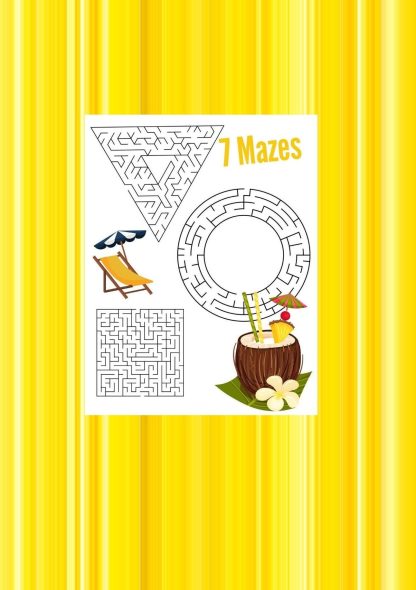 DIGITAL DOWNLOAD “aMAZing puzzles” 7 puzzles