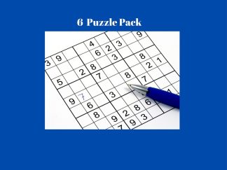 PRINTABLE Sudoku Puzzle Book 6 pages w/answer sheets