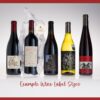 Pregnancy Announcement Wine Labels, New Baby Gift for Grandparents, Twin Announcement Wine Bottle Bundle, Our Family is Growing Sticky Labels - Image 5