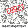 The Creation-God's Masterpiece Coloring Pages/DIGITAL DOWNLOAD! - Image 3