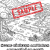 The Creation-God's Masterpiece Coloring Pages/DIGITAL DOWNLOAD! - Image 5