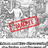 The Creation-God's Masterpiece Coloring Pages/DIGITAL DOWNLOAD! - Image 6