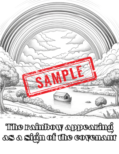 Noah's Ark Adventure. A Coloring Journey Digital Download - Image 3