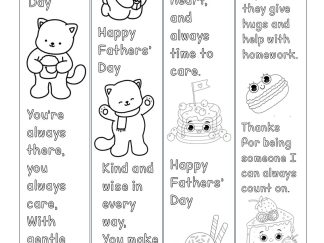 Instant Download Fathers Day Bookmarks